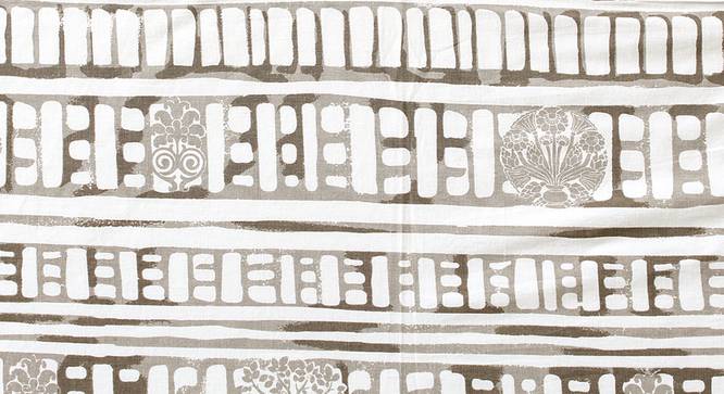 Sanchi Cotton Bedsheet Set (Grey, King Size) by Urban Ladder - - 