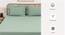 Sage Cotton Bedsheet Set (Green, King Size) by Urban Ladder - - 