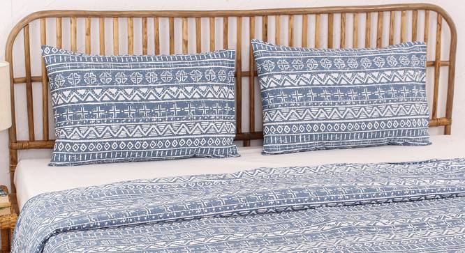 Kullu Fabric Dohar (Blue, Single Size) by Urban Ladder - - 