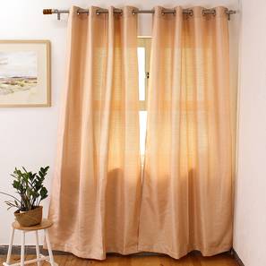 House This Design Gold Polyester Door Curtain