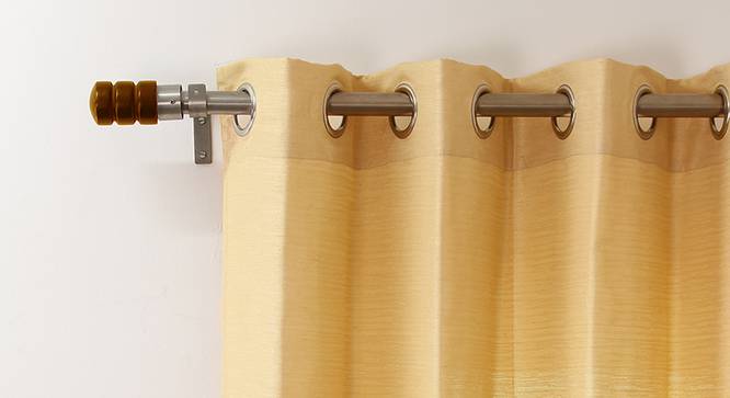 Narmada Door Curtain (Gold) by Urban Ladder - - 