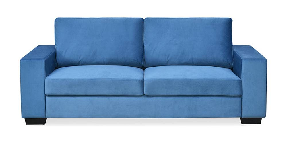 Shirley Fabric Sofa (Blue) Urban Ladder