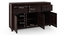 Striado Wide Sideboard (Mahogany Finish) by Urban Ladder - - 