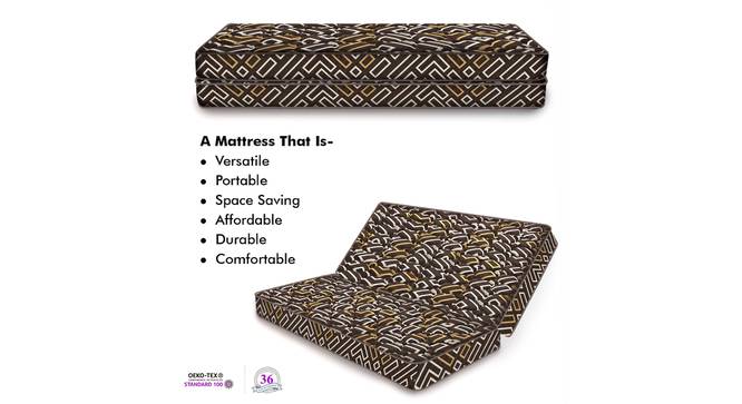 Bookfold Orthopaedic High Density  King  Size  Foldable Mattress (Brown, King Mattress Type, 5 in Mattress Thickness (in Inches), 78 x 70 in Mattress Size) by Urban Ladder - - 