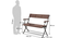 Masai Folding Bench (Dark Teak Finish) by Urban Ladder - - 
