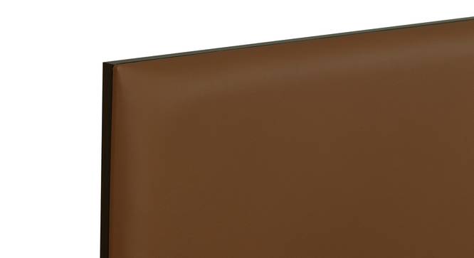 Lush Queen Engineered Wood Bed Design 3 (Walnut Finish, Tan, Queen Bed Size, Box Storage Type) by Urban Ladder - Design 1 Side View - 871921