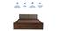 Lush Queen Engineered Wood Bed Design 7 (Walnut Finish, Queen Bed Size, Light Grey, Box Storage Type) by Urban Ladder - Ground View Design 1 - 871930