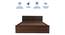 Lush Queen Engineered Wood Bed Design 13 (Walnut Finish, Queen Bed Size, Dark Brown, Box Storage Type) by Urban Ladder - Ground View Design 1 - 871933