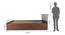 Lush Queen Engineered Wood Bed Design 3 (Walnut Finish, Tan, Queen Bed Size, Box Storage Type) by Urban Ladder - Image 2 Design 1 - 871952