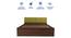 Lush Queen Engineered Wood Bed Design 21 (Walnut Finish, Queen Bed Size, Box Storage Type, Mint Green) by Urban Ladder - Ground View Design 1 - 871988