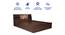 Timber Queen Engineered Wood Bed Design 6 (Walnut Finish, Brown, Queen Bed Size, Box Storage Type) by Urban Ladder - Rear View Design 1 - 872070