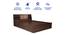 Timber Queen Engineered Wood Bed Design 8 (Walnut Finish, Brown, Queen Bed Size, Box Storage Type) by Urban Ladder - Rear View Design 1 - 872134