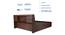 Timber Queen Engineered Wood Bed Design 9 (Walnut Finish, Brown, Queen Bed Size, Box Storage Type) by Urban Ladder - Ground View Design 1 - 872145