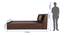 Timber Queen Engineered Wood Bed Design 11 (Walnut Finish, Brown, Queen Bed Size, Box Storage Type) by Urban Ladder - Image 2 Design 1 - 872182