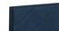 Mudra Engineered Wood Bed With Premium Leatherette Fabric And Box Storage - Queen Engineered Wood Bed (Walnut Finish, Blue, Queen Bed Size, Box Storage Type) by Urban Ladder - Design 1 Side View - 872192