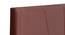 Viveka Engineered Wood Bed With Premium Leatherette Fabric And Box Storage - Queen Engineered Wood Bed (Walnut Finish, Queen Bed Size, Box Storage Type, Dusty Rose) by Urban Ladder - Design 1 Side View - 872194