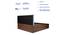 Sutra Engineered Wood Bed With Premium Leatherette Fabric And Box Storage - Queen Engineered Wood Bed (Walnut Finish, Grey, Queen Bed Size, Box Storage Type) by Urban Ladder - Rear View Design 1 - 872213