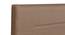 Bakhti Engineered Wood Bed With Premium Leatherette Fabric And Box Storage - Queen Engineered Wood Bed (Walnut Finish, Queen Bed Size, Beige, Box Storage Type) by Urban Ladder - Design 1 Side View - 872258