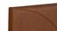Tada Engineered Wood Bed With Premium Leatherette Fabric And Box Storage - Queen Engineered Wood Bed (Walnut Finish, Tan, Queen Bed Size, Box Storage Type) by Urban Ladder - Design 1 Side View - 872265