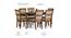 Franceska 6 Seater Dining set (Matte Finish) by Urban Ladder - Ground View Design 1 - 872500