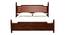 Domino Solid wood Non Storage Bed In Provincial Teak Finish (King Bed Size, Champagne, PROVINCIAL TEAK Finish) by Urban Ladder - - 
