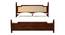 Domino Solid wood Non Storage Bed In Provincial Teak Finish (Queen Bed Size, Beige, PROVINCIAL TEAK Finish) by Urban Ladder - - 