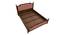 Domino Solid Wood Storage Bed In Provincial Teak (Queen Bed Size, Box Storage Type, PROVINCIAL TEAK Finish) by Urban Ladder - - 