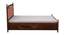 Domino Solid Wood Storage Bed In Provincial Teak (Queen Bed Size, Box Storage Type, PROVINCIAL TEAK Finish) by Urban Ladder - - 