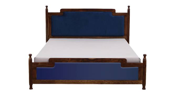 Domino Solid Wood Storage Bed In Provincial Teak (Queen Bed Size, Box Storage Type, PROVINCIAL TEAK Finish) by Urban Ladder - - 