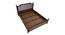 Domino Solid Wood Storage Bed In Provincial Teak (Queen Bed Size, Box Storage Type, PROVINCIAL TEAK Finish) by Urban Ladder - - 
