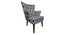Calypso Accent Chair - Blue (Blue) by Urban Ladder - - 