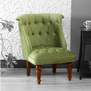 globally indian Luna Accent Chair in Green Colour-picture-10