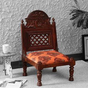 globally indian Isaac Accent Chair in Orange Colour-picture-18