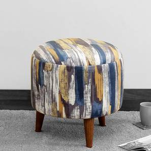 1 Ottomans Design Asher Solid Wood Ottoman