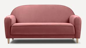 Braillo Fabric Sofa (Pink)