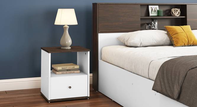 Riley Engineered Wood Dual Tone Bedside Table (Dual Tone Finish) by Urban Ladder - - 