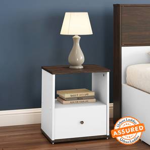 Riley Engineered Wood Bedside Table in Dual Tone Finish