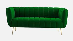 Grace Fabric Sofa (Green)
