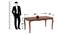 Samuel Solid Wood 6 Seater Dining Set (Urban Teak Finish) by Urban Ladder - - 