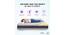 Relaxgrid with High Density Queen Size Mattress (Grey, Queen Mattress Type, 78 x 60 in (Standard) Mattress Size, 10 in Mattress Thickness (in Inches)) by Urban Ladder - - 