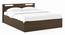 Pavis Storage Bed (Queen Bed Size, Box Storage Type, Californian Walnut Finish) by Urban Ladder - - 