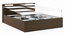Pavis Storage Bed (Queen Bed Size, Box Storage Type, Californian Walnut Finish) by Urban Ladder - - 