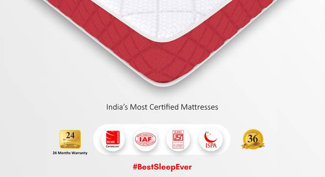 Magic Coir Mattress - Single Size (Grey, Single Mattress Type, 78 x 36 in (Standard) Mattress Size, 5 in Mattress Thickness (in Inches)) by Urban Ladder - - 