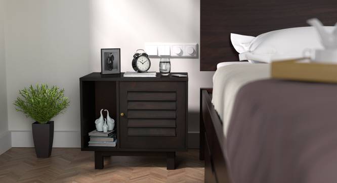Terence Bedside Table (Mahogany Finish) by Urban Ladder