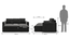 Kowloon Sectional Sofa Cum Bed with Storage (Pebble Grey) by Urban Ladder - - 