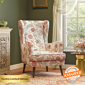 Genoa Lounge Chair in Viva Bloom Colour