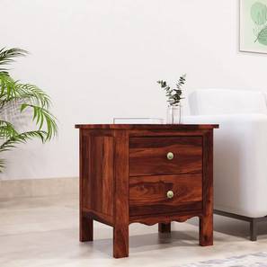 globally indian Cabalo Solid Wood Side Table in Honey Oak Finish-picture-13