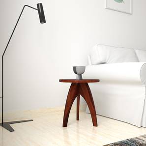 globally indian Kayseri Solid Wood Side Table in Honey Oak Finish-picture-12
