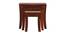 Hermes Solid Wood Nested Table - Set Of 3 (Honey Oak Finish) by Urban Ladder - - 