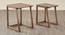 Dresden Solid Wood Nested Table - Set Of 2 (Natural Finish) by Urban Ladder - - 